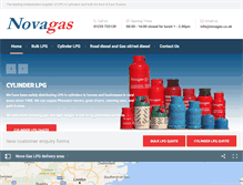 Tablet Screenshot of novagas.co.uk
